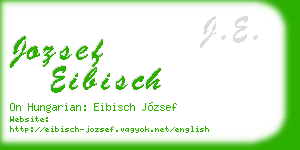 jozsef eibisch business card
